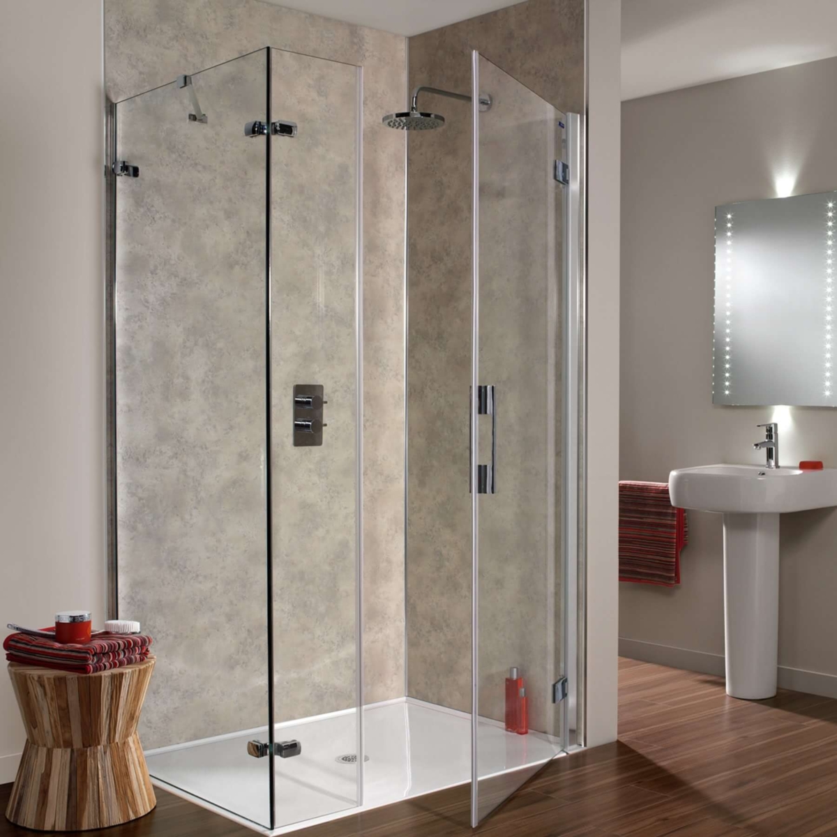 Nautical Wood Showerwall SW59 Waterproof Panels - Free Delivery*