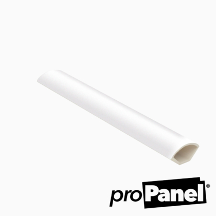 White quadrant PVC trim
